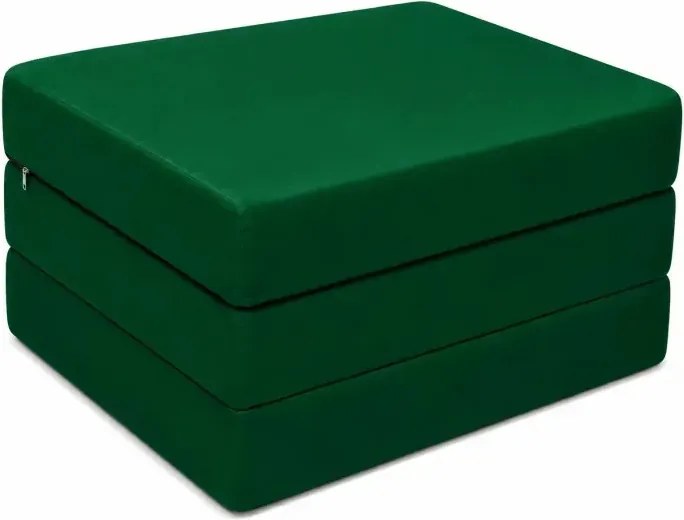 Materac 180/80 + Torba składany turystyczny tkanina Welur : Kolor tkaniny - VELVET - MG25, Rozmiar - 180/80/6, Typ tkaniny - Velvet