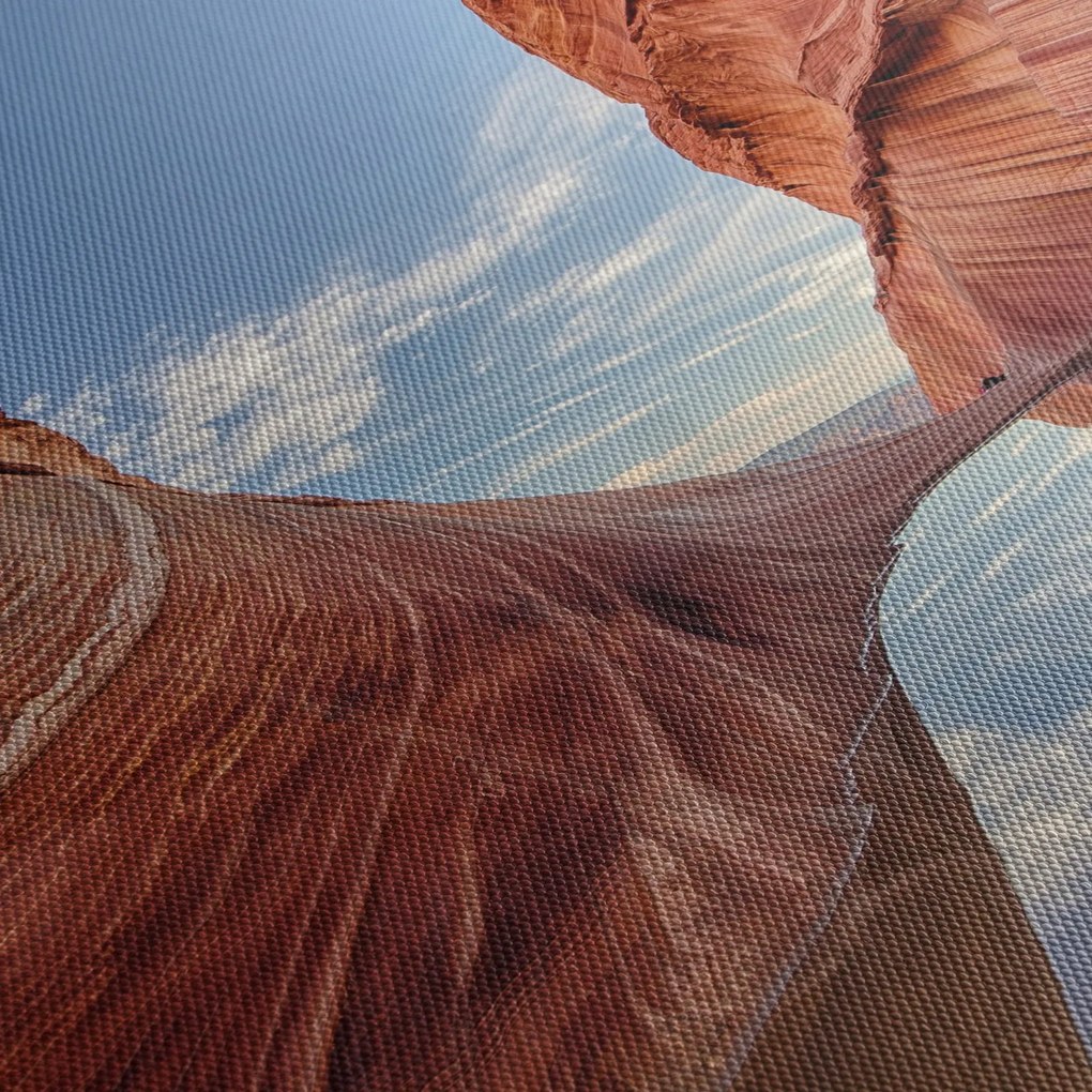 Obraz - Vermilion Cliffs Arizona (z zegarem) (90x30 cm)