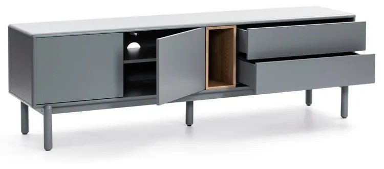 Niebieska/szara szafka pod TV 180x56 cm Corvo – Teulat