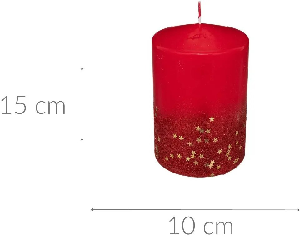 Świeczka ozdobna z gradientem, 90 g