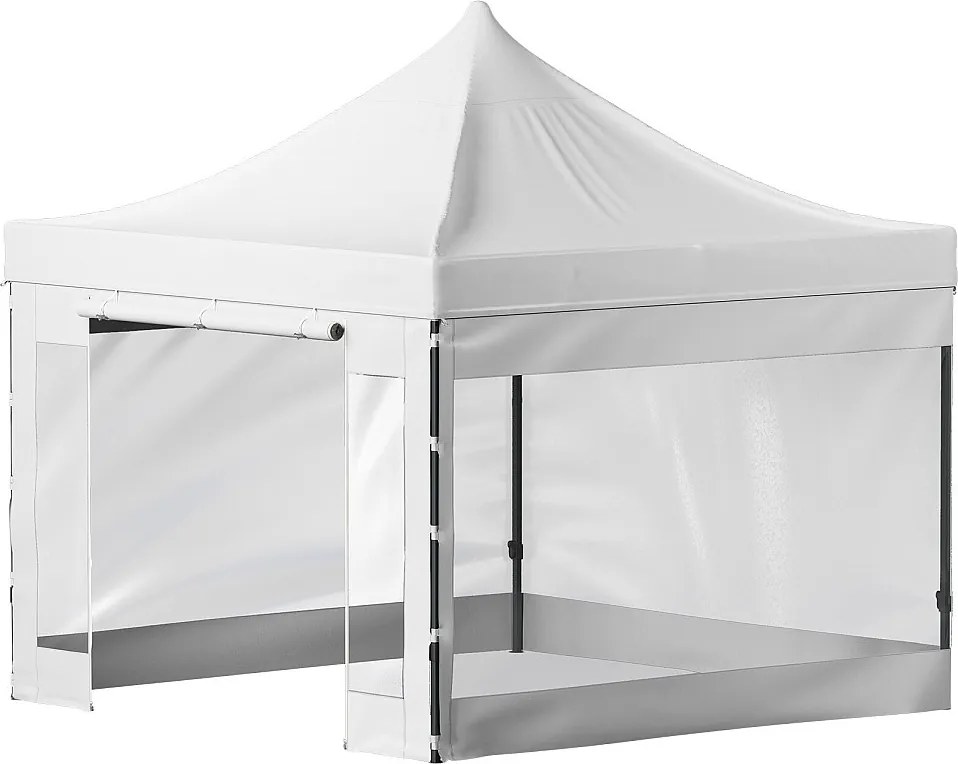 Pop-Up Canopy Tent Outdoor Gazebo SucceBuy 10 x 10 Ft Sidewalls White