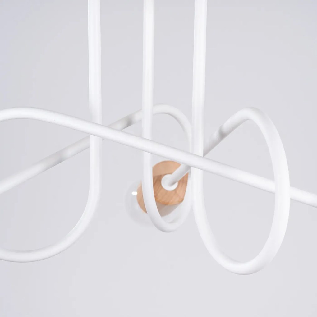 Żyrandol EMBER 3 biały SOLLUX LIGHTING