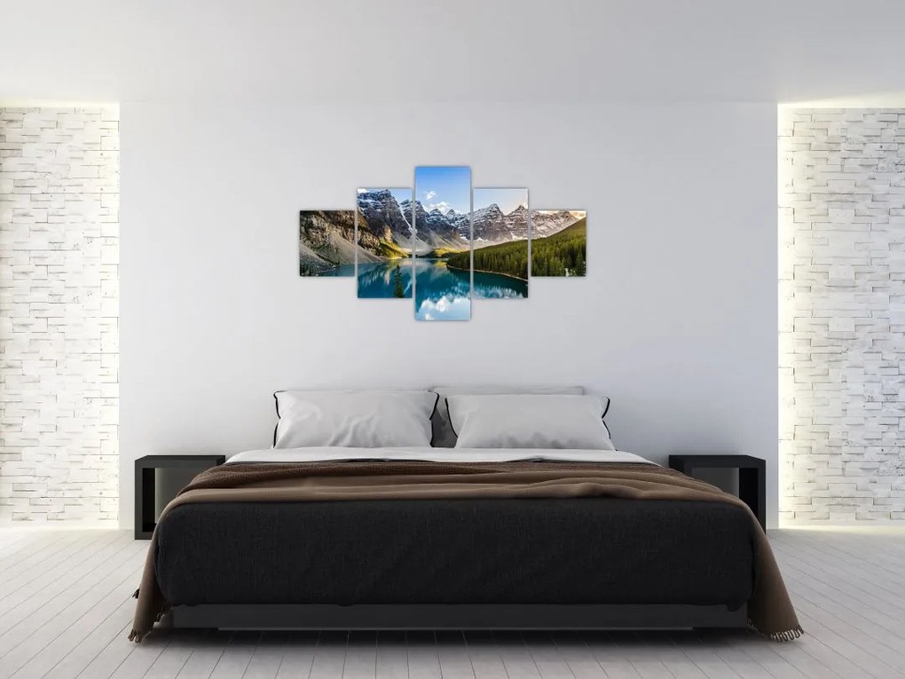 Obraz - Kanada, Park Narodowy Banff, Jezioro Moraine (125x70 cm)