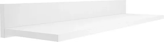 Biała Minimalistyczna Półka 60 Cm D4-L37