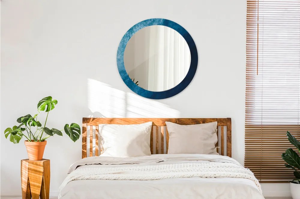 Lustro z nadrukiem okrągłe Abstrakcyjna sztuka