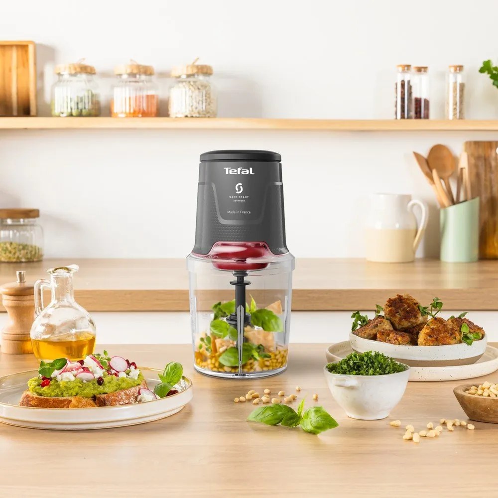 Ciemnoszary malakser Easy Press MQ740HF0 – Tefal