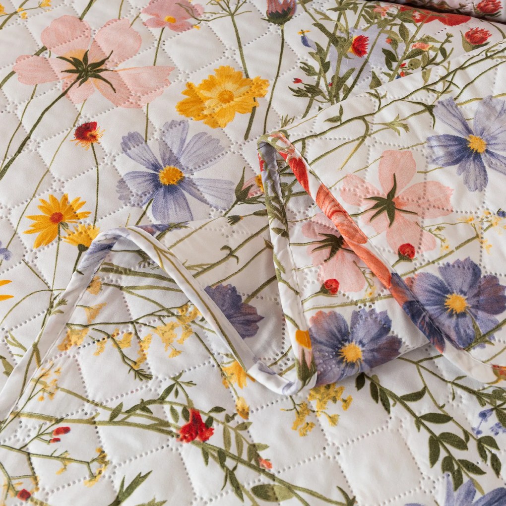 Narzuta na łóżko WILDFLOWERS, kolorowy Rozmiar: 170 x 210 cm