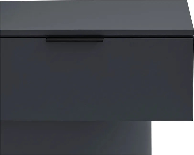 Antracytowa konsola 36x100 cm Totem – Teulat