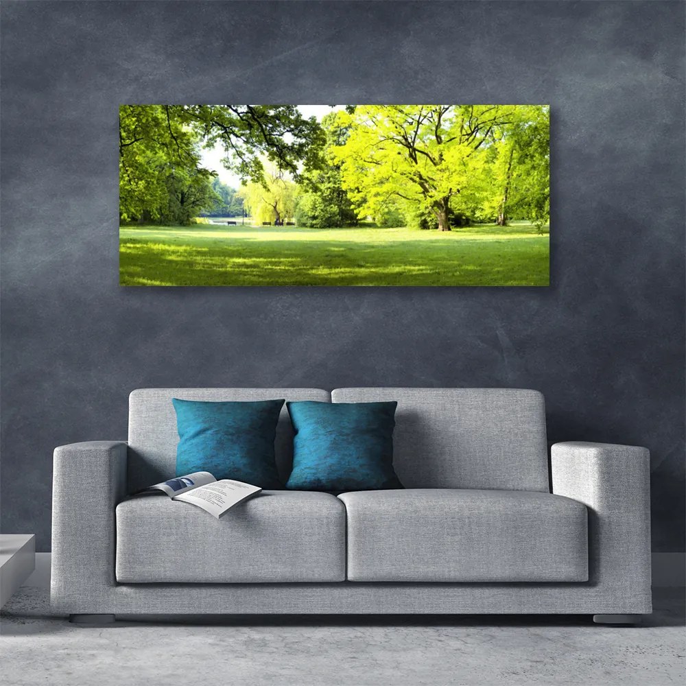 Obraz canvas Parkowa Aleja w Słońcu