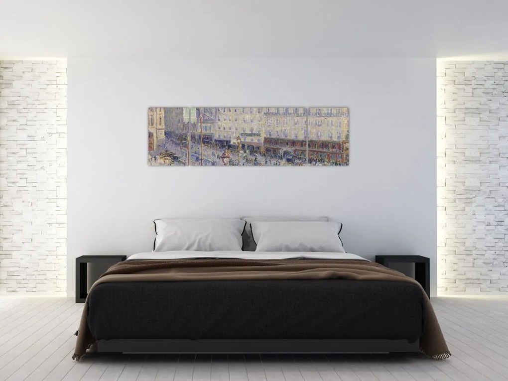 Obraz - Camille Pissarro, The Place du Havre, reprodukcje (170x50 cm)