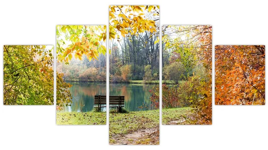 Obraz stawu (125x70 cm)