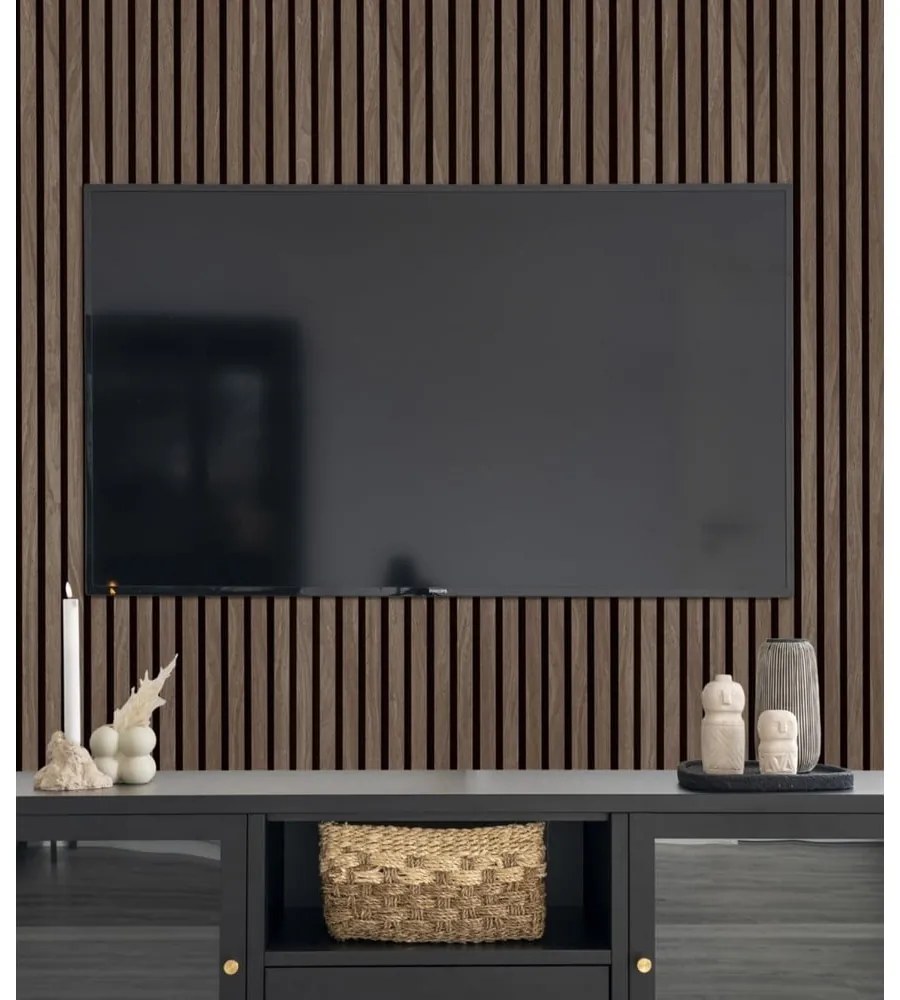 Panele akustyczne zestaw 2 szt. 60x240 cm Walnut – House Nordic