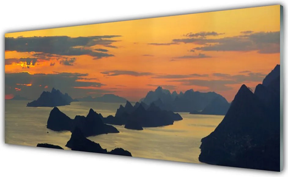 Panel Szklany Wybrzeże u Podnóża Gór