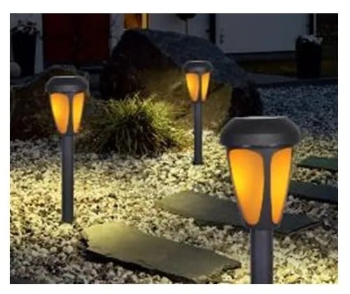 Solarne lampy zewnętrzne zestaw 2 szt. (wysokość 38 cm) – Garden Pleasure