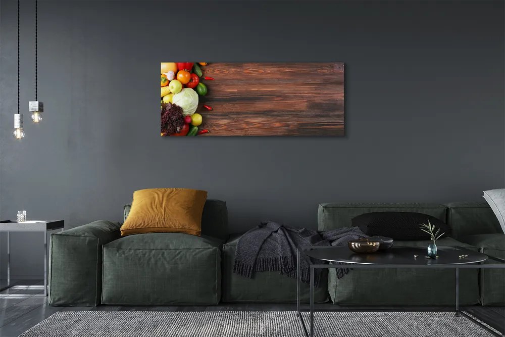 Obraz canvas na ścianę Kolorowy Zestaw Warzywny