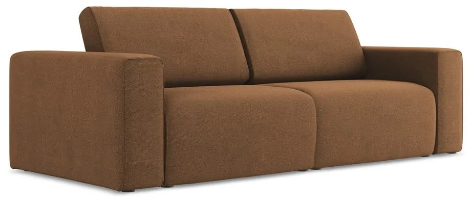 Brązowa sofa modułowa 224 cm Kalea – Makamii