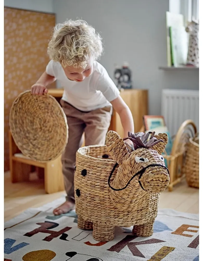 Bawełniany dywan dziecięcy 110x110 cm Memmo – Bloomingville Mini