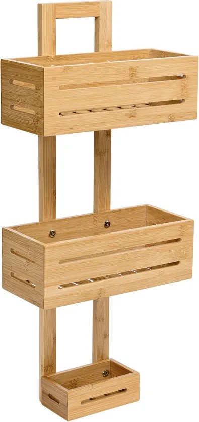 Bambusowa Trzypoziomowa Półka Pod Prysznic Z5-B21