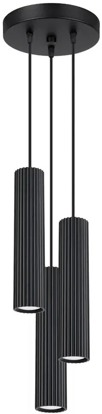 Elegancka czarna lampa wisząca - D299 N8-T86