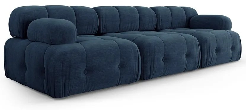 Ciemnoniebieska sofa 288 cm Ferento – Cosmopolitan Design