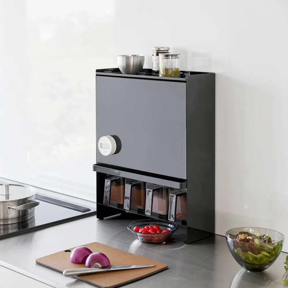 Metalowy organizer na przyprawy Tower – YAMAZAKI