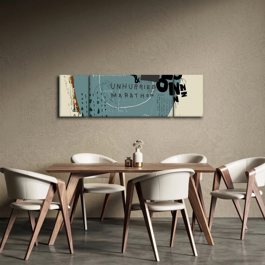 Obraz - Latający balon z tęczą (170x50 cm)