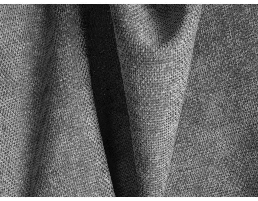 Jasnoszary narożnik z tkaniny szenilowej (lewostronny/w kształcie litery U) Treno – Cosmopolitan Design