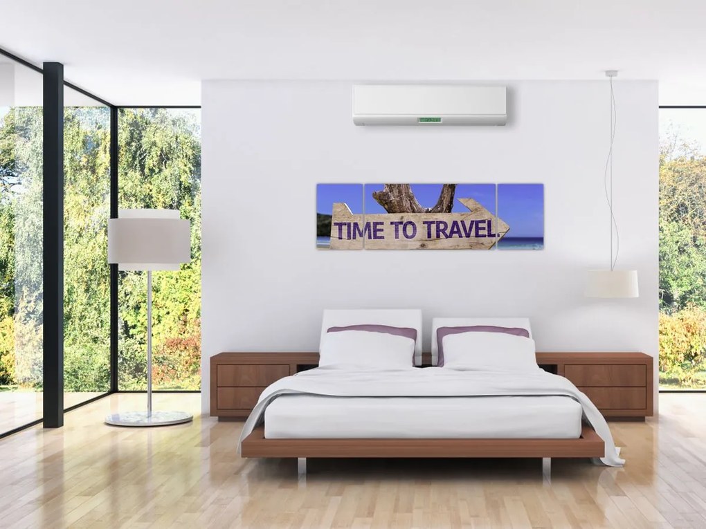 Obraz - Podróżowanie (170x50 cm)