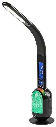 Rabalux 74230 lampa stołowa LED z brokatem Figen, czarny, 5 W, 290 lm, 5000 K, ściemnialna