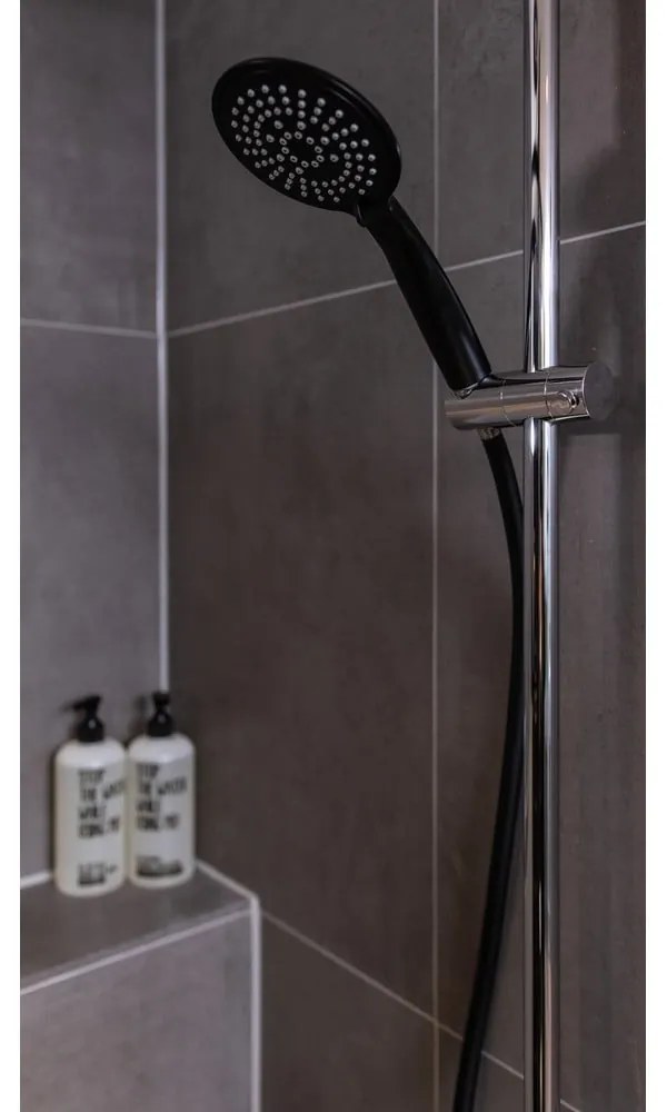 Wąż prysznicowy Wenko Black Matt, dł. 175 cm
