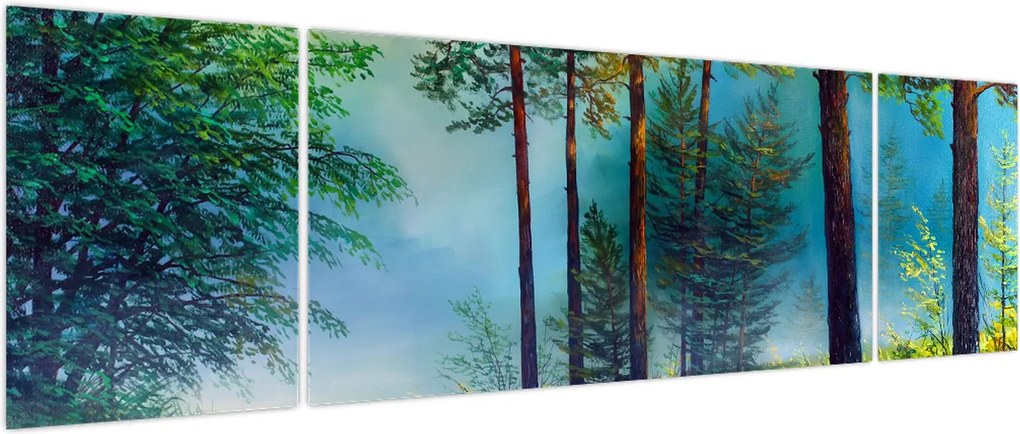 Obraz - Obraz olejny przedstawiający krajobraz (170x50 cm)