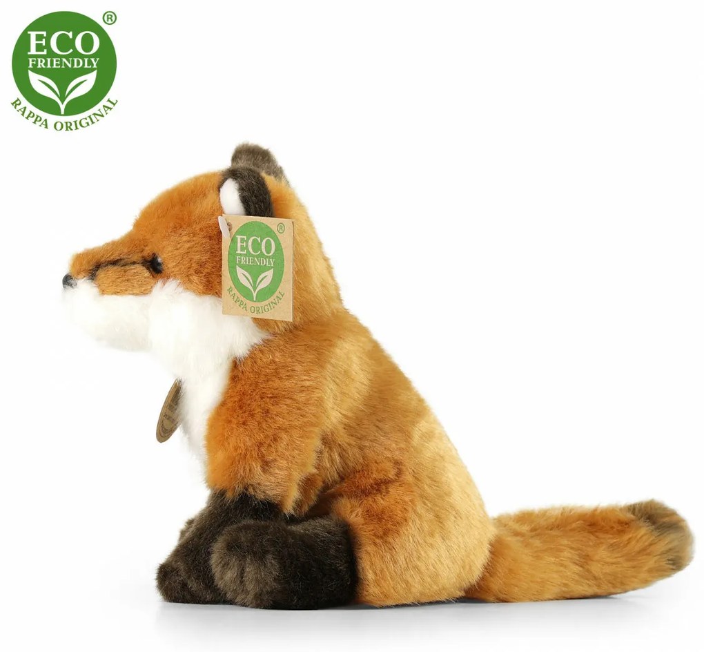 Rappa Pluszowa lisica siedząca, 18 cm ECO-FRIENDLY