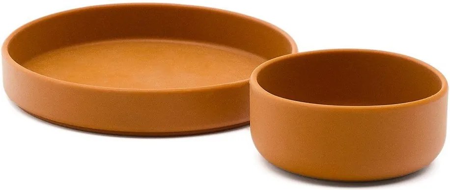 Silikonowy zestaw naczyń dla dzieci 2 szt. Lili – Kave Home