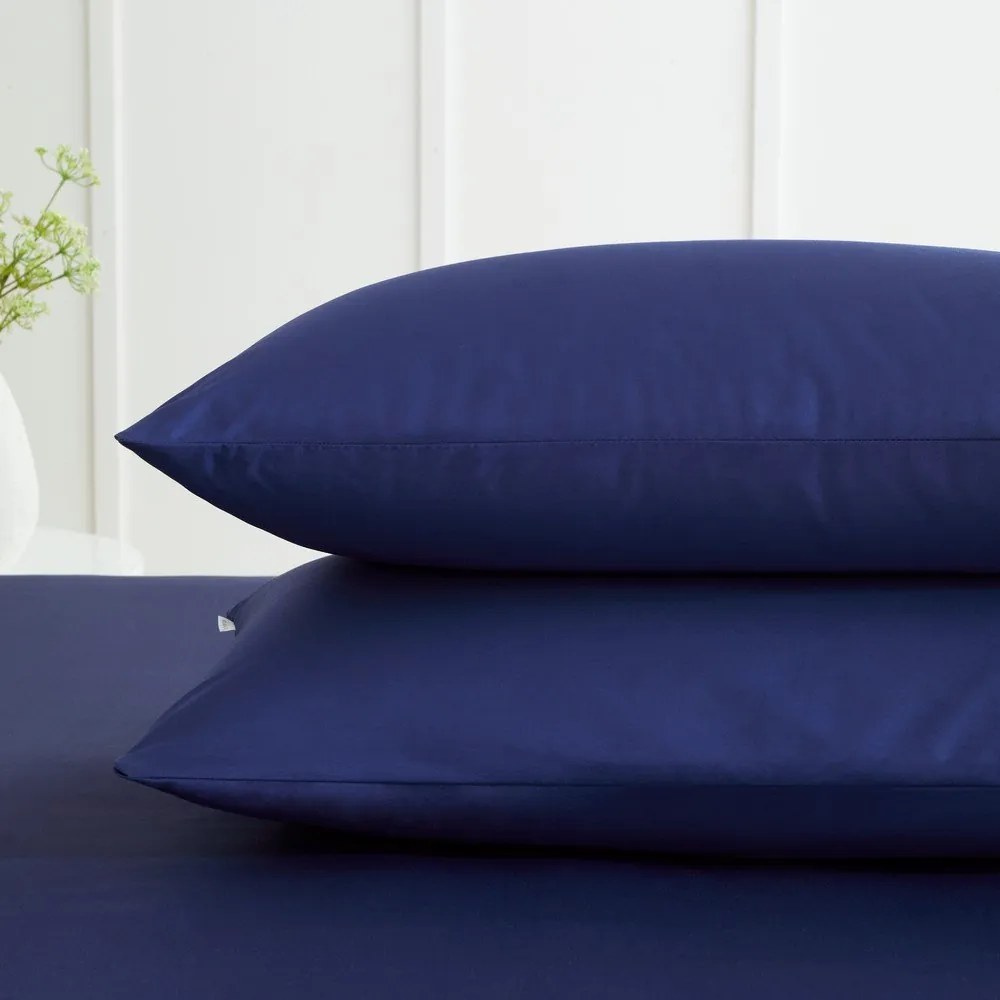 Poszewki na poduszki z perkalu bawełnianego zestaw 2 szt. 50x75 cm Cotton Percale – Bianca