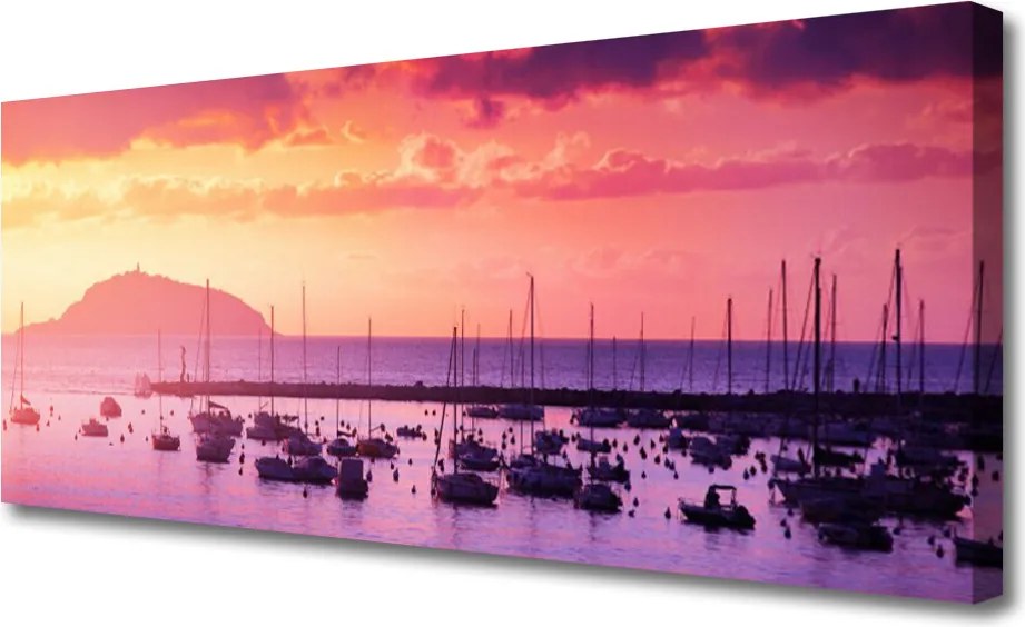 Zdjęcie na płótnie Morski Horyzont w Błękicie