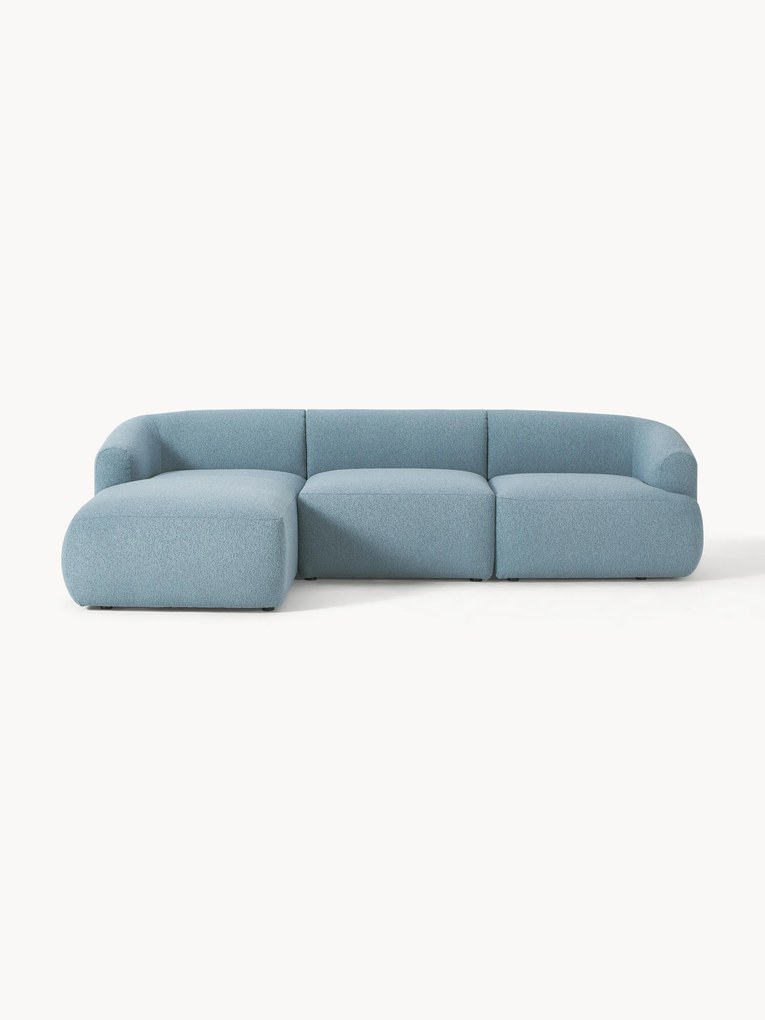 Narożna sofa modułowa Bouclé Sofia (3-osobowa)