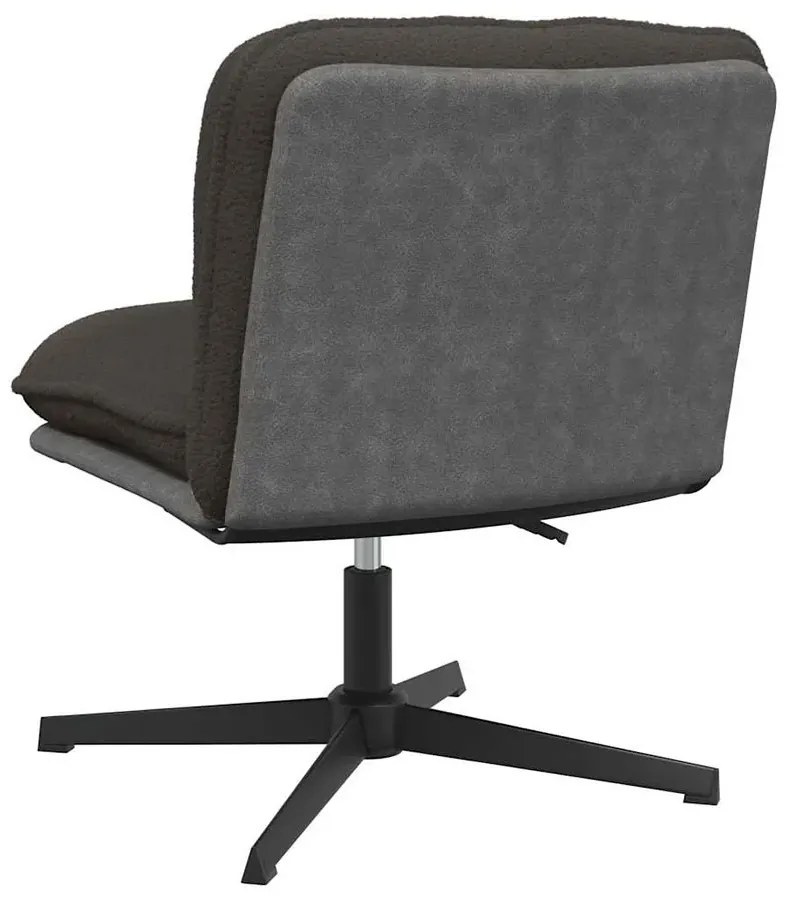 Czarny minimalistyczny fotel obrotowy D4-E44