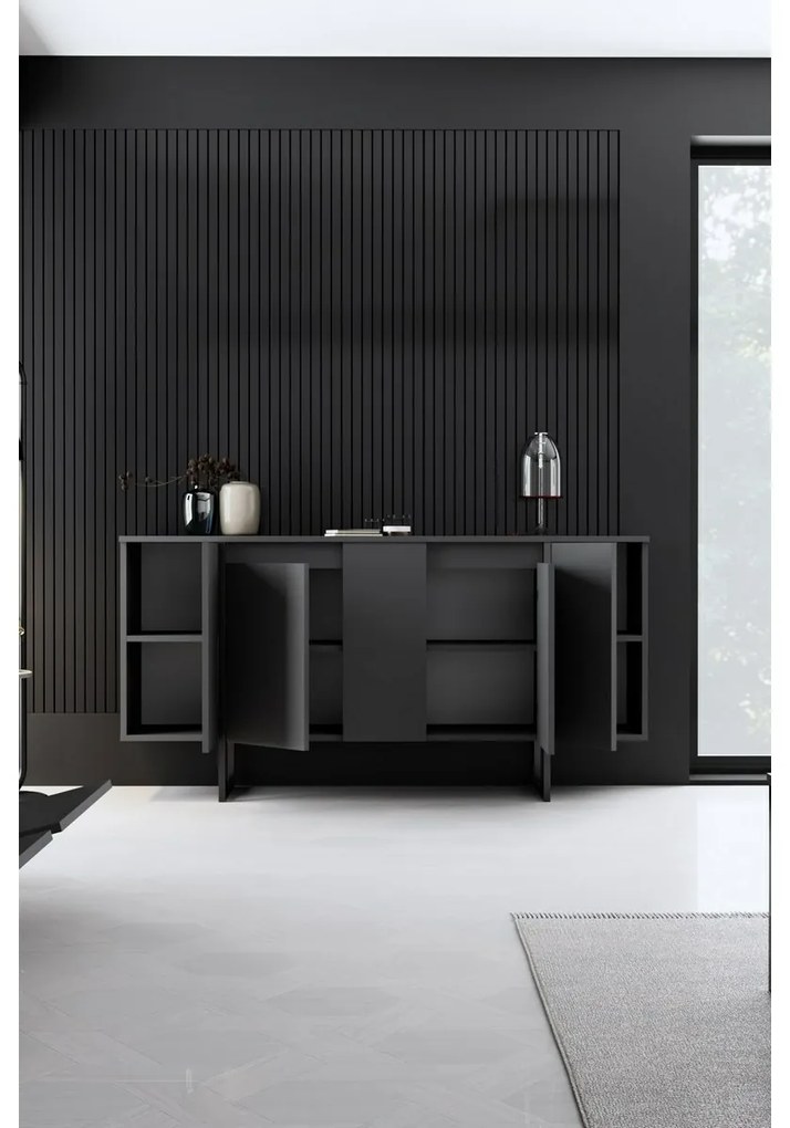 Szafka Luxe Anthracite and Black