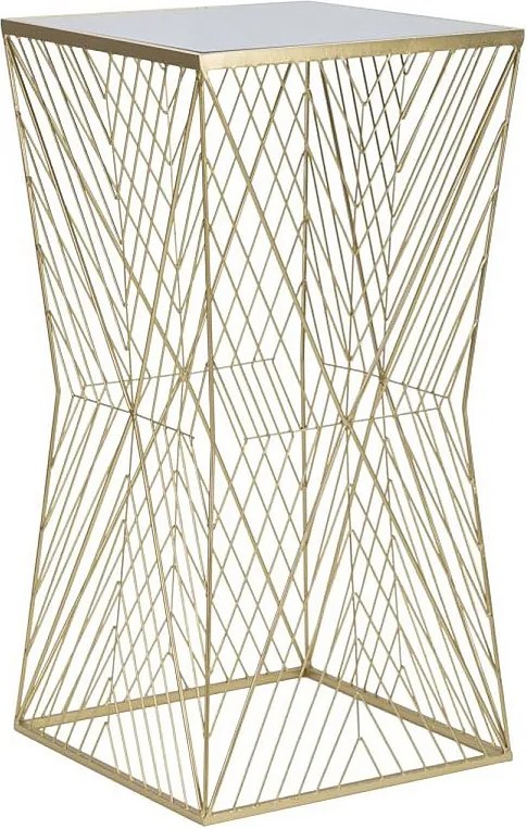 Stolik Kawowy VKH594, Złoto, 50x50x100 cm, Kendra Home