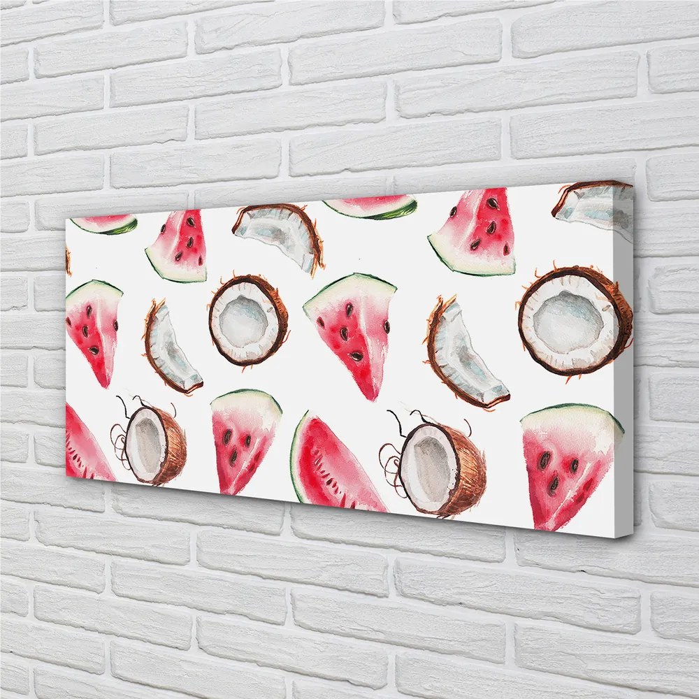 Zdjęcie na płótnie Duet Kokosa i Arbuza