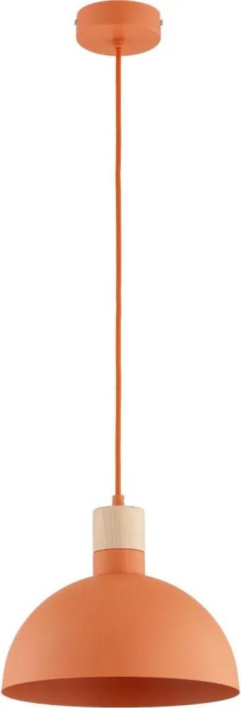 Lampa wisząca na przewodzie NEOMI 1xE27/15W/230V pomarańczowa