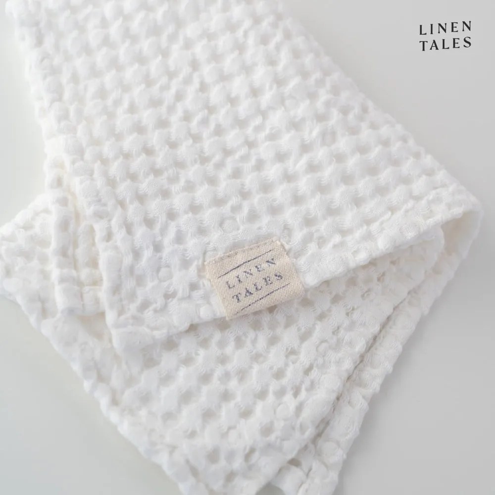 Białe ręczniki zestaw 3 szt. Honeycomb – Linen Tales