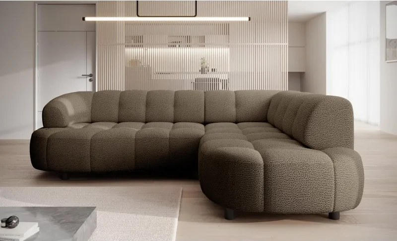 Narożnik VELPA L z elektryczną regulacją siedziska Prawostronny w tkaninie JAGUAR 08 WERSAL