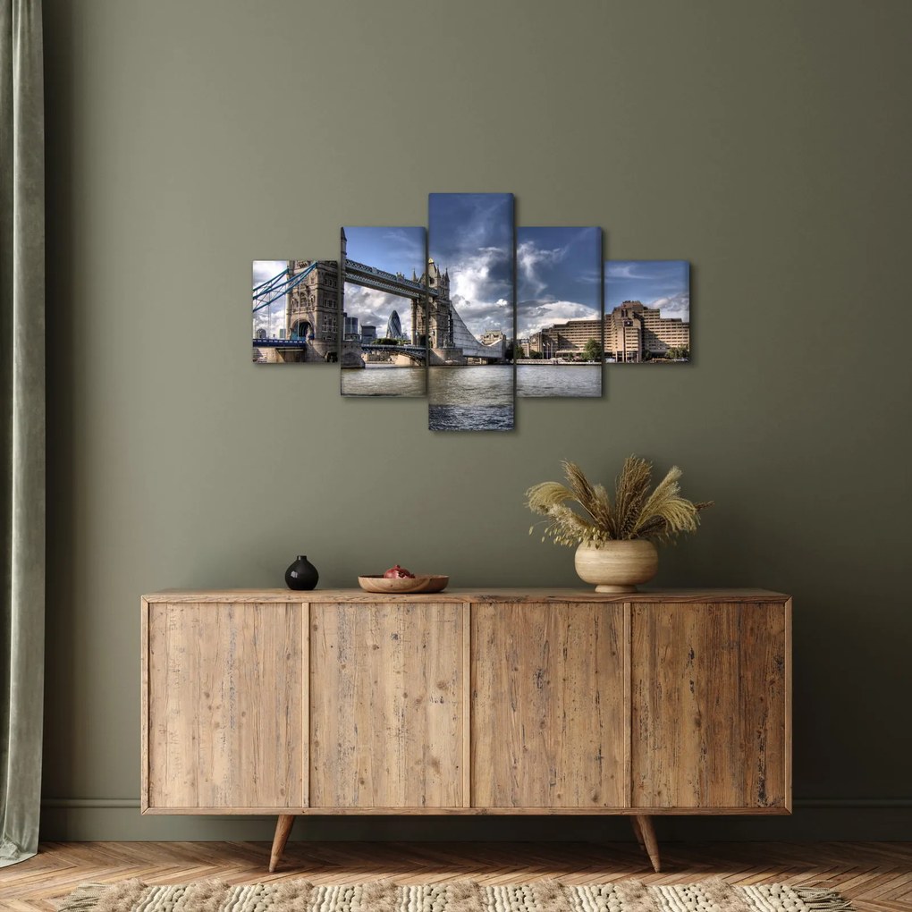 Obraz - Tower Bridge w Londynie (125x70 cm)