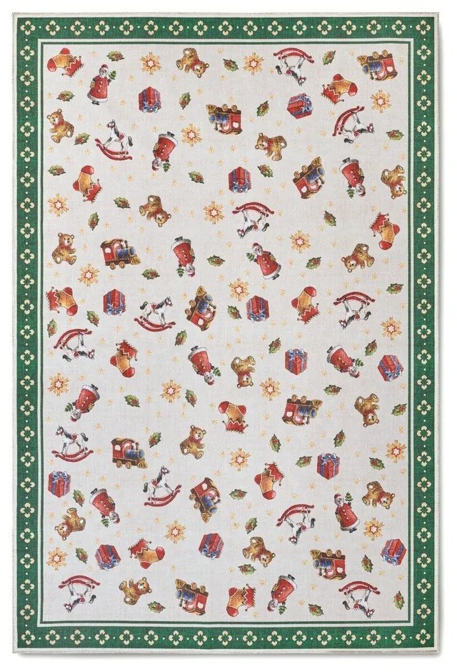 Zielony dywan ze świątecznym motywem 160x230 cm Green Christmas – Villeroy&amp;Boch