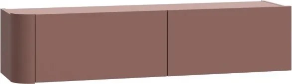 Dwudrzwiowa szafka ścienna Breathtaker 130 cm, kolor terakota