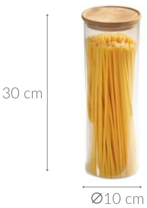 Pojemnik na makaron, 1,8 L, szkło, KESPER