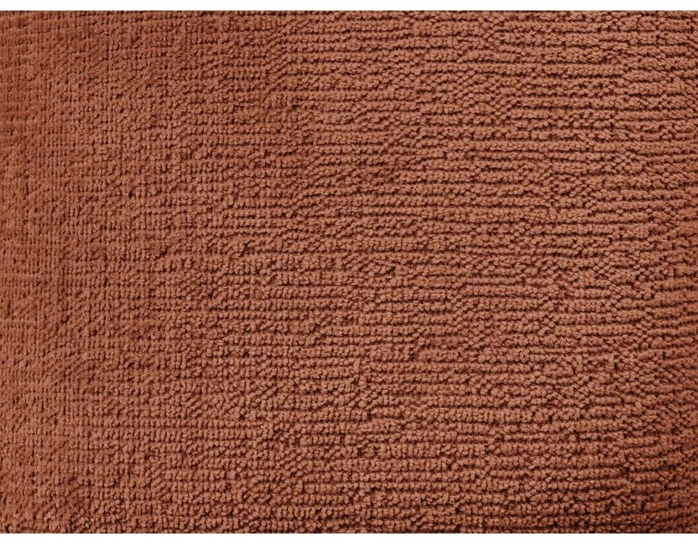 Sofa z tkaniny szenilowej w kolorze terakoty 237 cm Whesley – Bobochic Paris