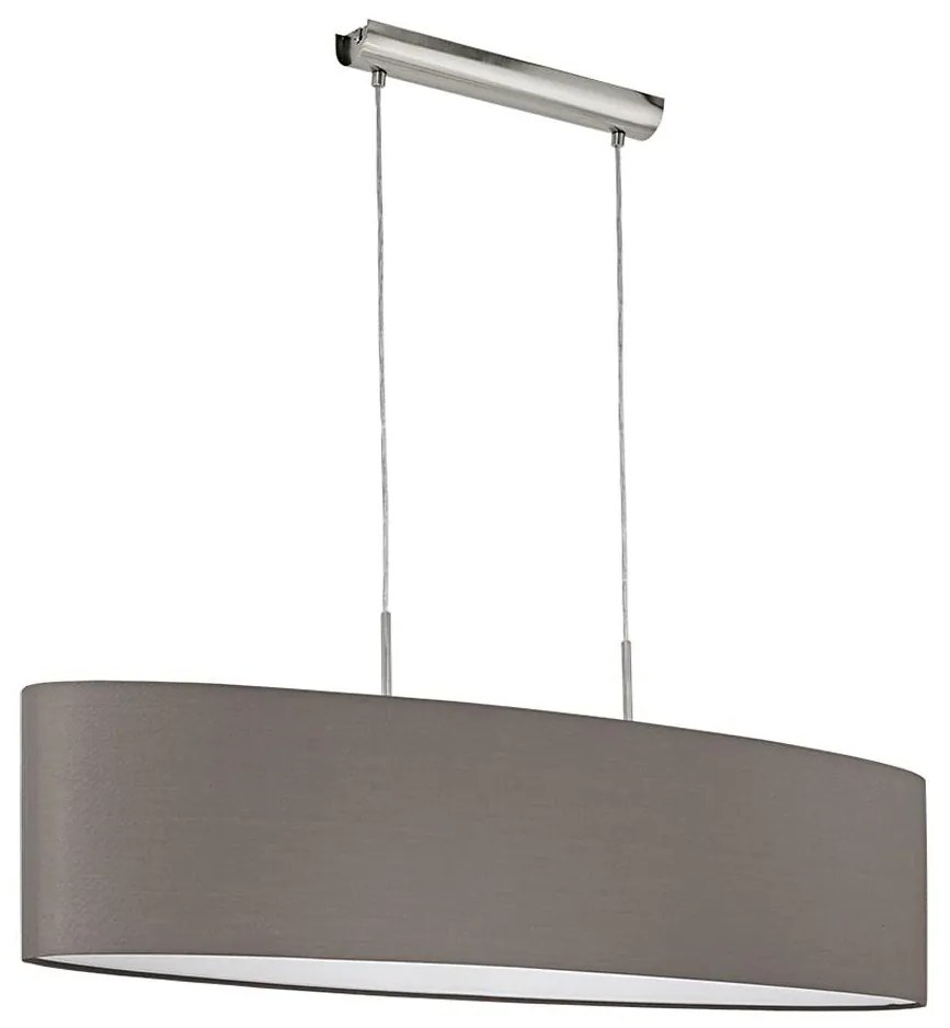 Eglo 96383 - Lampa wisząca PASTERI 2xE27/60W/230V brązowy 1000mm