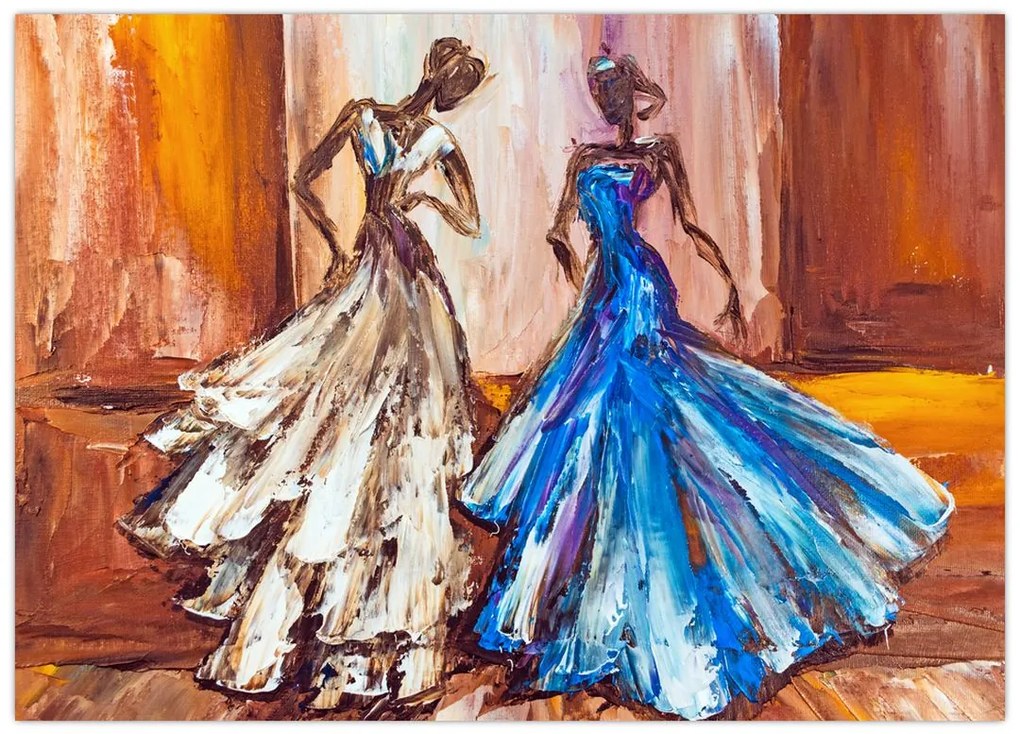 Obraz - tancerz, obraz olejny (70x50 cm)